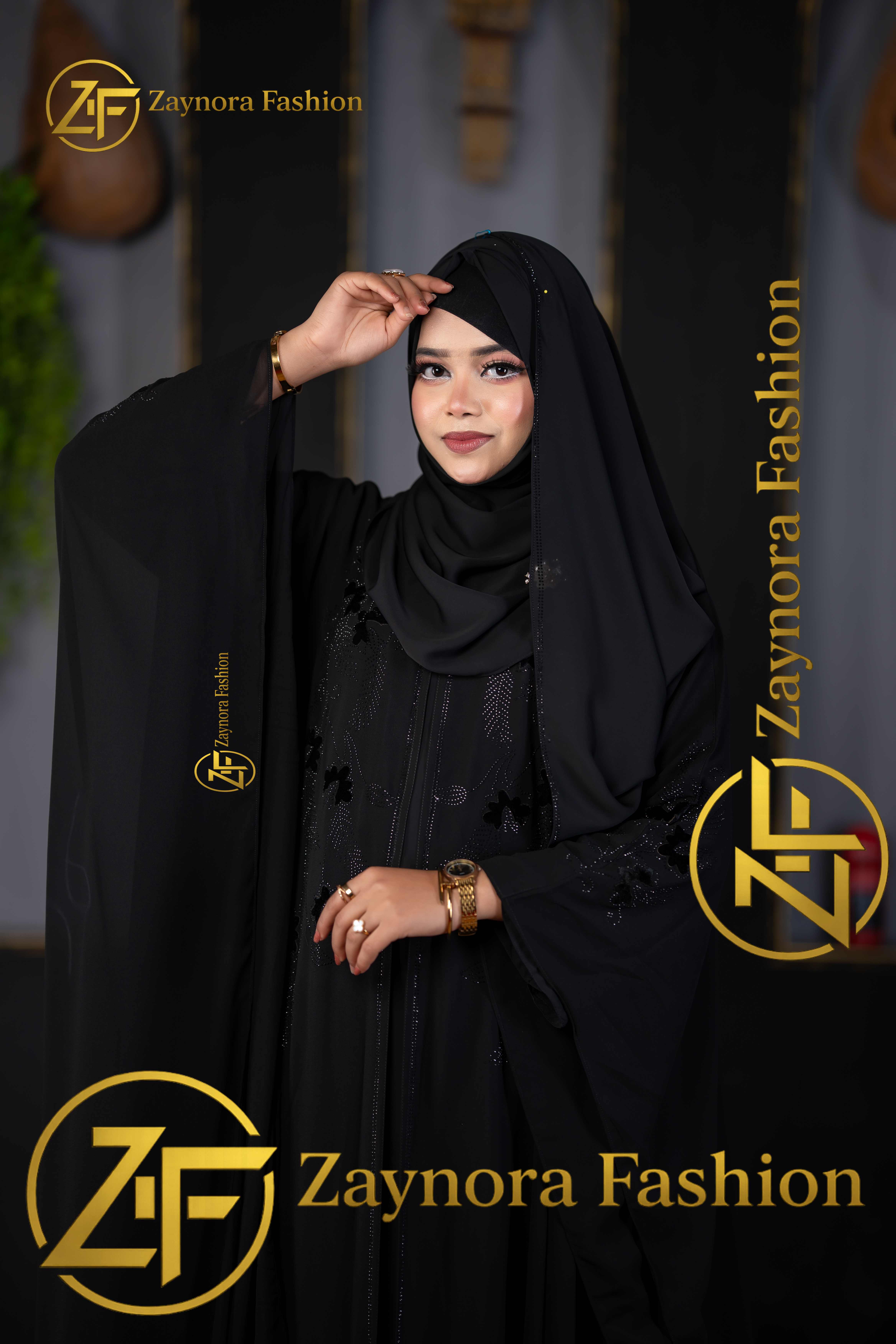 Valbet Abaya Color Black