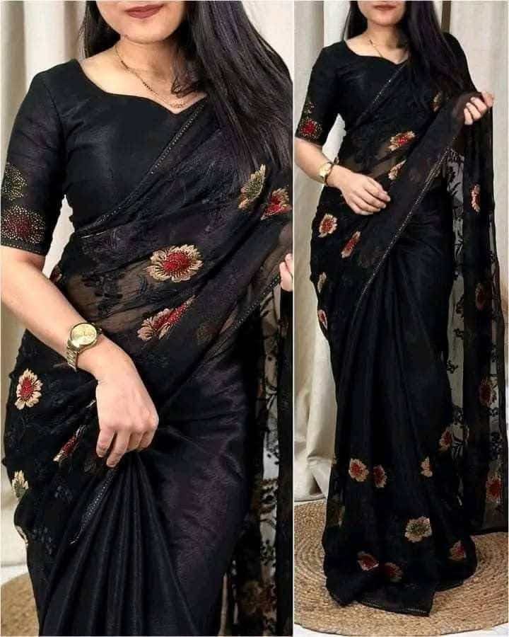 Premium Micro Georgette Saree