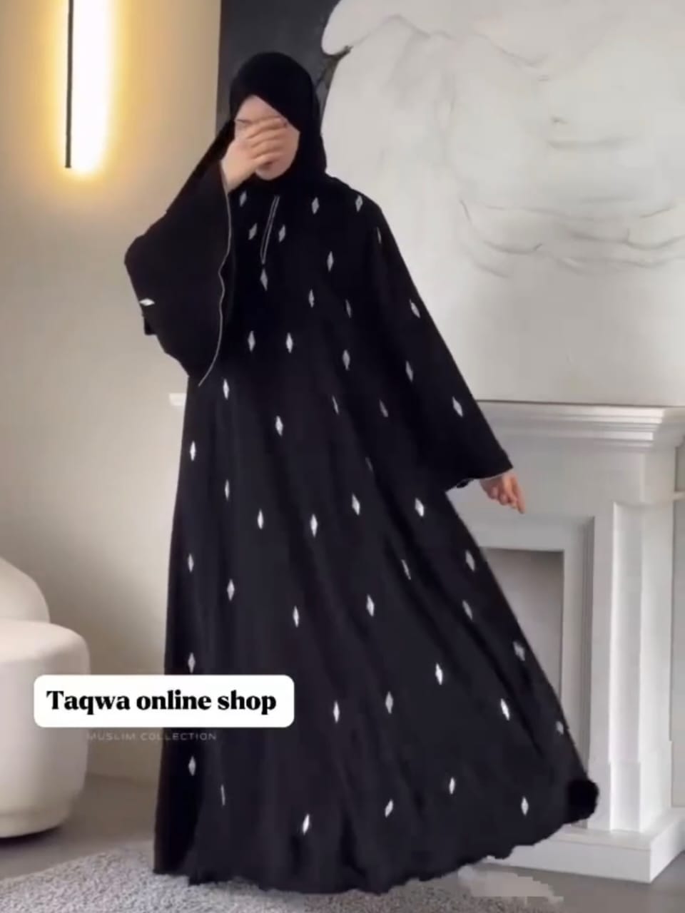 Pintop Embroidery Borkha